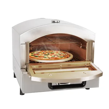 Портативная печь для пиццы Мощностью 1800 Вт, Настольная Электрическая Машина для пиццы, Уличная печь для пиццы, печь для пиццы из нержавеющей стали