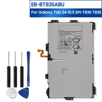 Оригинальная Сменная Батарея для планшета EB-BT835ABU Для Samsung Galaxy Tab S4 10,5 SM-T830 T830 SM-T835 T835 Батарея для планшета 7300 мАч