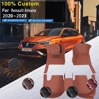 Автомобильные Коврики Для Renault Arkana Samsung XM3 2020 2021 2022 2023 5 мест Водонепроницаемые Накладки Автомобильные Коврики Полный Комплект Ковровых Покрытий Автомобильные Аксессуары