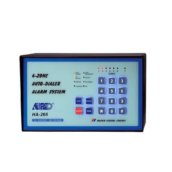 проводная сигнализация домашней безопасности 6-зонного мини-размера, умная охранная сигнализация с автоматическим набором номера
