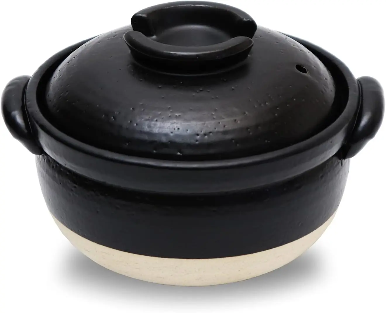 Глиняная рисоварка, кастрюля-запеканка в японском стиле, Япония, на 1-2 чашки с двойными крышками, безопасна для микроволновой печи . ' - ' . 0