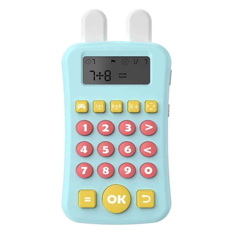 E9LB Обучающий Калькулятор Игрушка Детский Калькулятор Для раннего обучения Устному Расчету . ' - ' . 0