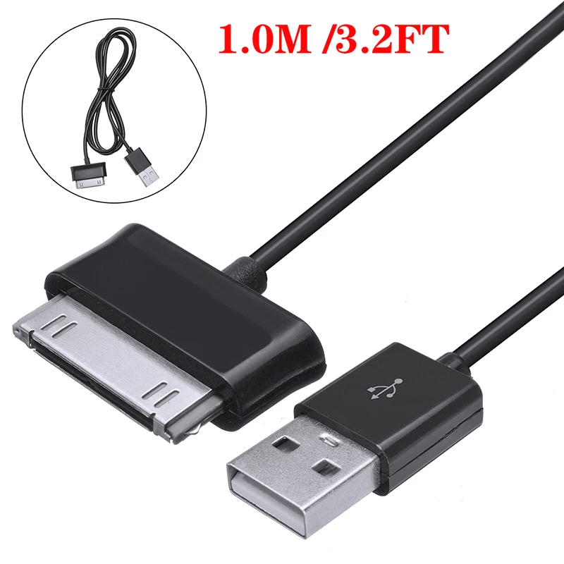 Для S-amsung GALAXY Tab 1 шт. 1,0 М USB Кабель для синхронизации данных Зарядного устройства Поддерживает P1000 P1010 P3100 P3110 P5100 P5110 P6200 Mayitr . ' - ' . 0