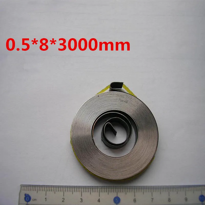 Дешевые Плоские Маленькие часы с винтовой пружиной Постоянного усилия, спиральная силовая пружина, толщина (0,6-0,8) мм * Ширина (5-10) мм * Длина (1800-3000) мм . ' - ' . 0