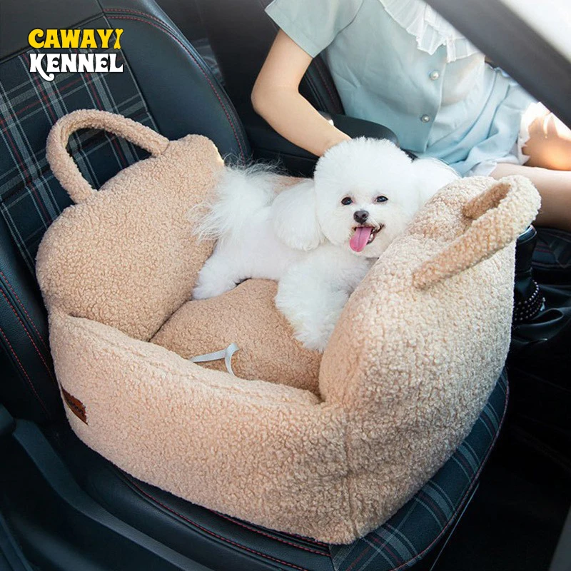 ПИТОМНИК CAWAYI, Зимняя теплая дорожная сумка для домашних собак, чехол для автокресла, Складной гамак, Флисовая сумка для переноски домашних животных, переноска для маленьких кошек и собак . ' - ' . 0