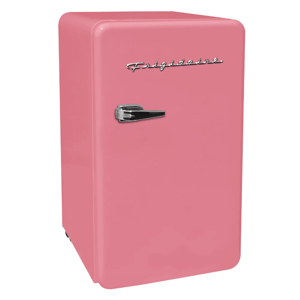 однодверный Ретро-Компактный Холодильник EFR372 объемом 3,2 кубических Фута, Розовый, Холодильники Из нержавеющей Стали, Морозильная Техника, Кухня Для Дома . ' - ' . 0