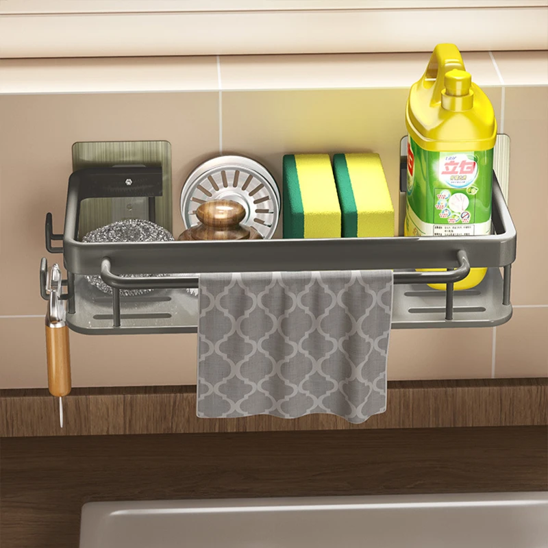 Кухонный Стеллаж для хранения Тряпок, Стеллаж для хранения приправ, бытовая Раковина, Губка для слива воды, Подвесная корзина для слива и отделки раковины . ' - ' . 0