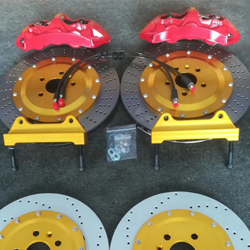 Обновление тормозной системы Красный 6pot тормозной суппорт GT6 для переднего колеса обновление заднего расширенного ротора для VW ARTEON . ' - ' . 1