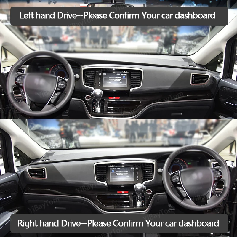 Кожаная Внутренняя Крышка Приборной панели Автомобиля Dashmat Pad, Ковер, Крышка Приборной панели для Honda Odyssey 2014-2019, Модель JDM RC1 RC2 . ' - ' . 1