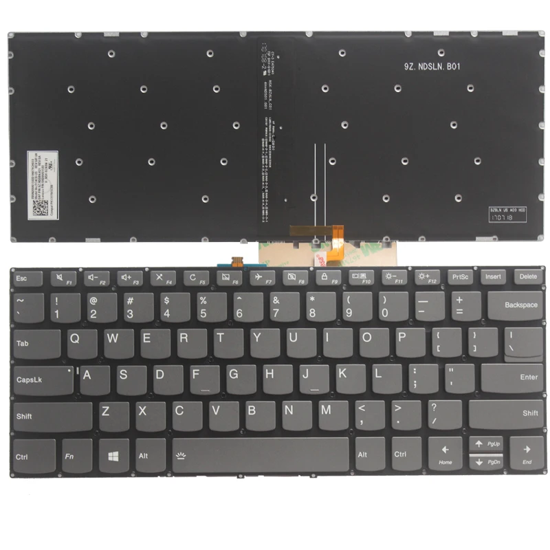 Новая клавиатура для ноутбука США и Великобритании LENOVO IdeaPad FLEX 5-1470 Flex 5-1570 Flex 5-1570 Yoga 520-14 YOGA 520-14IKB YOGA520-14IKB . ' - ' . 1