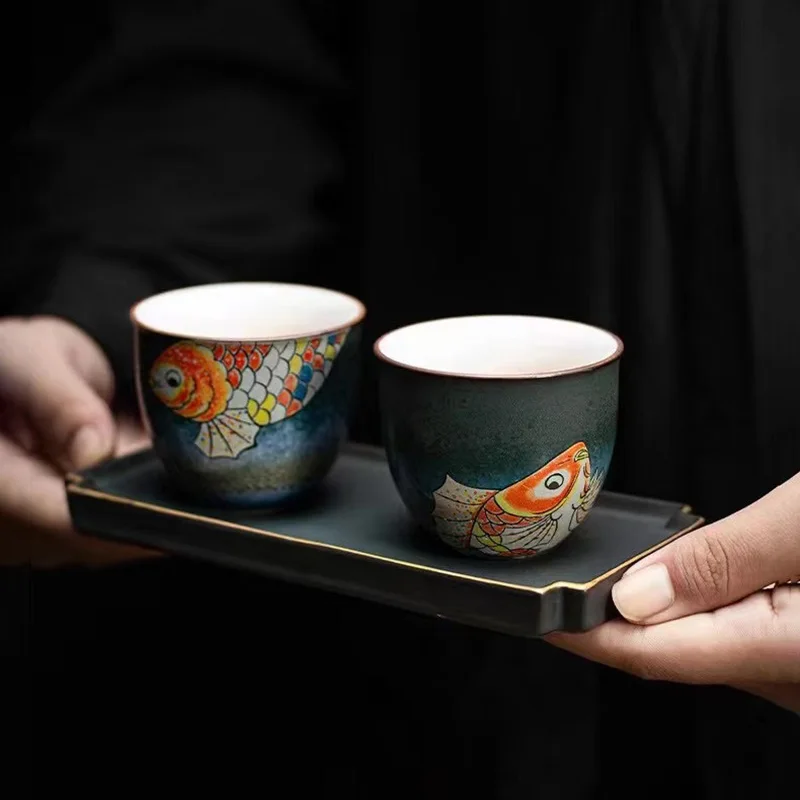 Чайные чашки в китайском стиле, подарочная коробка, керамический чайный сервиз с подарками. . ' - ' . 2