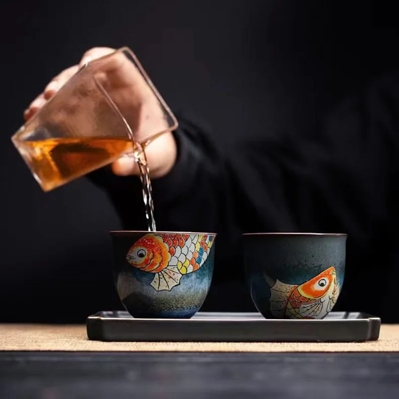 Чайные чашки в китайском стиле, подарочная коробка, керамический чайный сервиз с подарками. . ' - ' . 3
