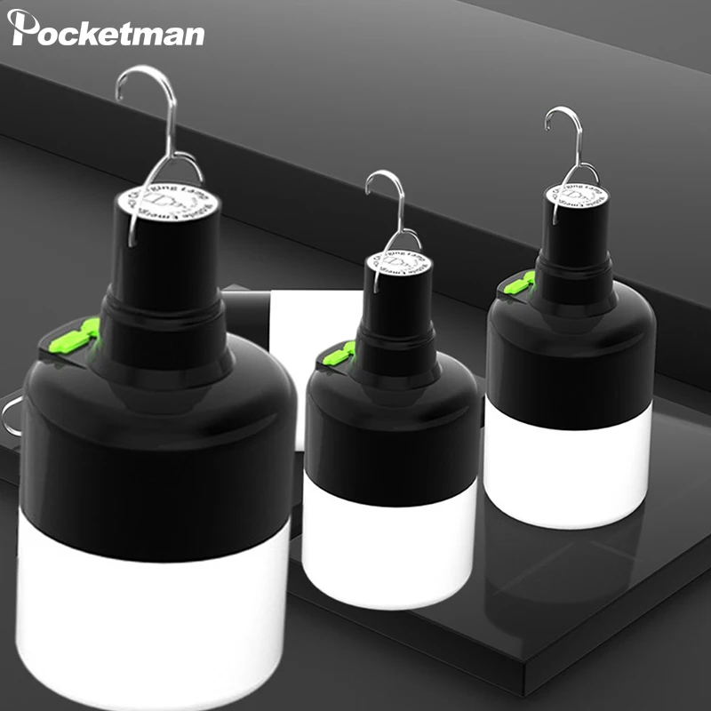 USB перезаряжаемые светодиодные лампы, фонарь для кемпинга, уличный водонепроницаемый светильник для палатки, ночник, подвесные светильники . ' - ' . 3