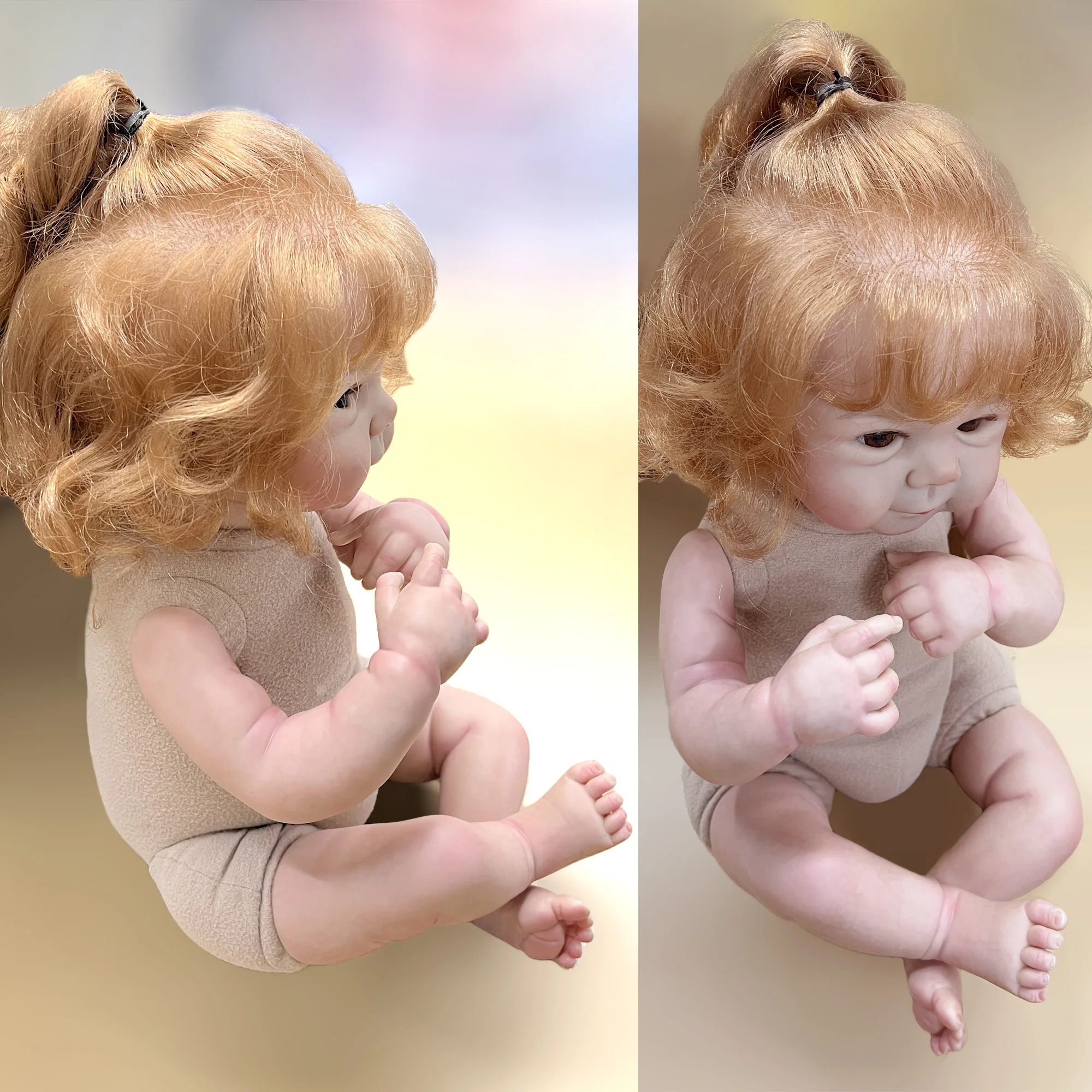 Реалистичная Кукла ручной работы Reborn Bebe 18-20 Дюймов, Нарисованная художниками muñecas reales para niñas . ' - ' . 3