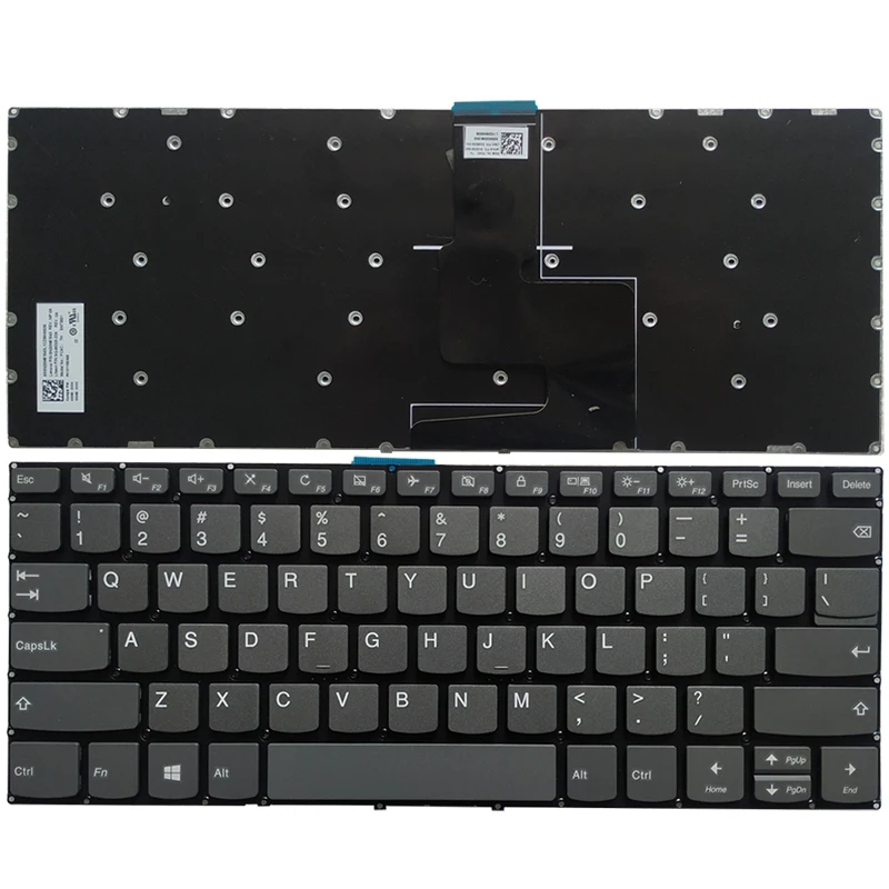 Новая клавиатура для ноутбука США и Великобритании LENOVO IdeaPad FLEX 5-1470 Flex 5-1570 Flex 5-1570 Yoga 520-14 YOGA 520-14IKB YOGA520-14IKB . ' - ' . 3