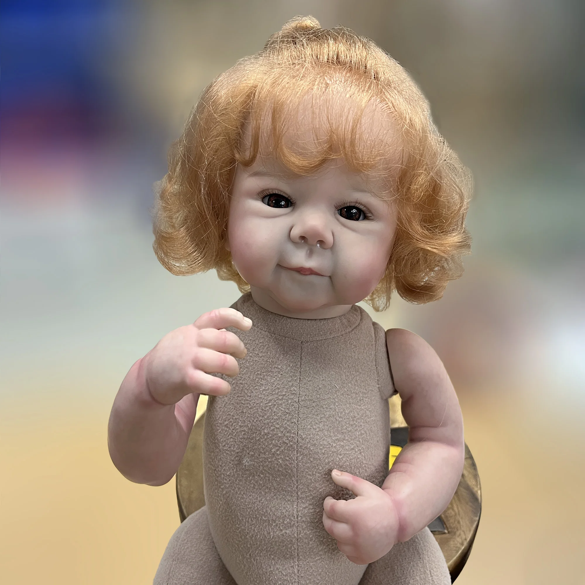 Реалистичная Кукла ручной работы Reborn Bebe 18-20 Дюймов, Нарисованная художниками muñecas reales para niñas . ' - ' . 4