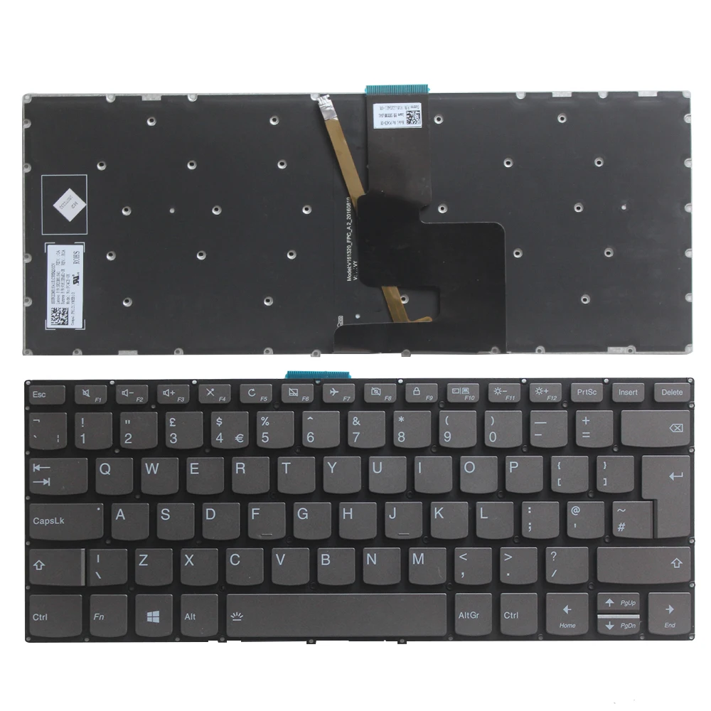 Новая клавиатура для ноутбука США и Великобритании LENOVO IdeaPad FLEX 5-1470 Flex 5-1570 Flex 5-1570 Yoga 520-14 YOGA 520-14IKB YOGA520-14IKB . ' - ' . 4